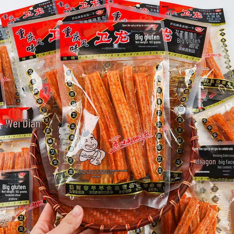 Weilong Classic Spicy Big Gluten Strips