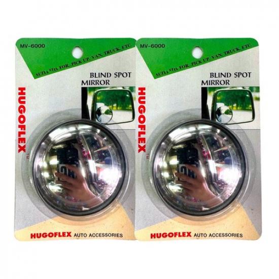 Round Convex Blind Spot Mirror 3 Inch 2 Pieces MV-6000 Car Safety Set