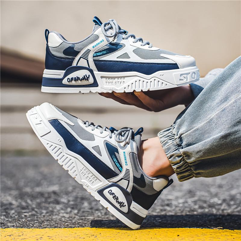 Men Shoes Sneakers Mens Casual Shoes Leisure Luxury Men Walking Shoes Chunky Trend Stakeboard Shoes for Men Sports Running Shoes Male Footwear