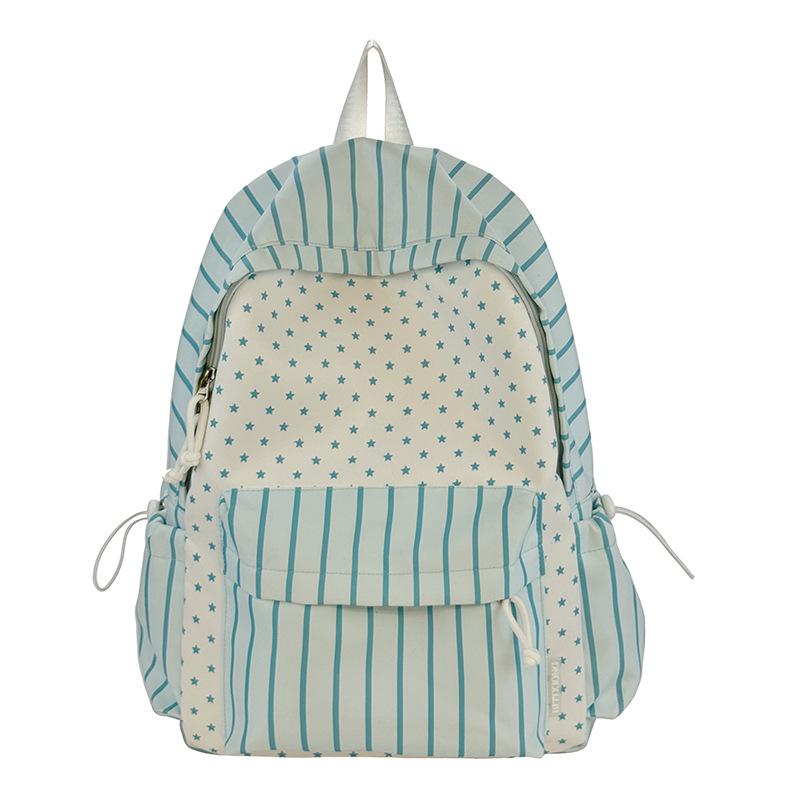Schoolbag wholesale student schoolbag summer milk whirring girlish backpack polka dots full print high value backpack for primary school students