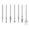 7pcs Nail Drill Bits Rotatable Fast Remove Coarse Skin Portable Tungsten Carbide Drill Bits