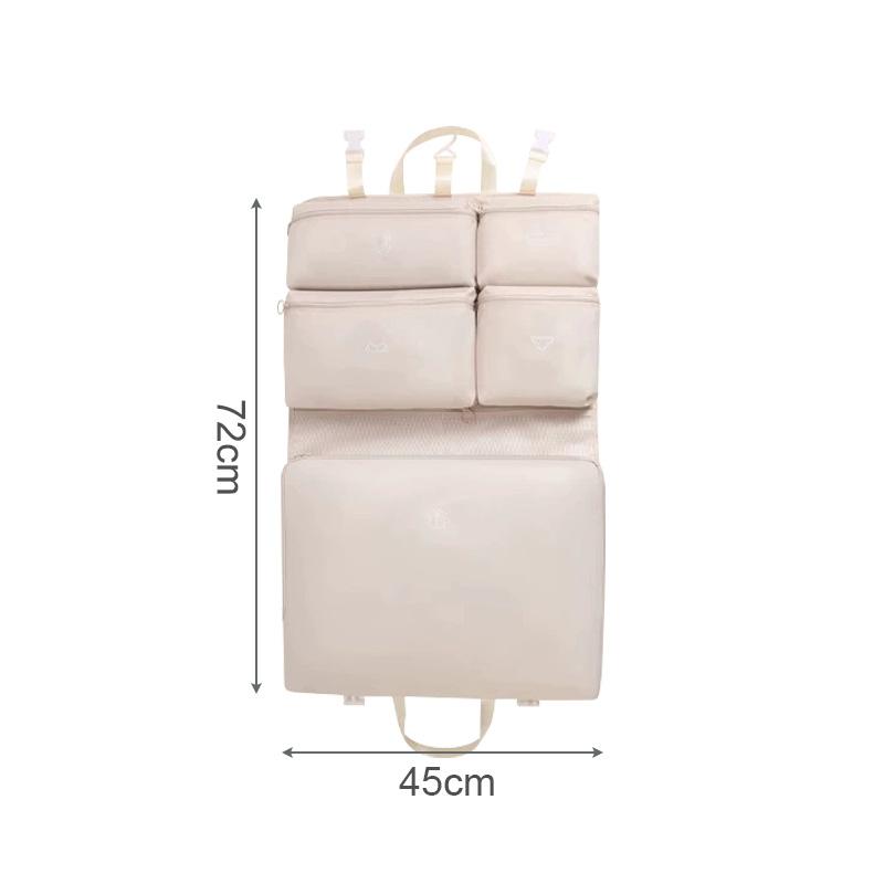1pc Travel Storage Bag Foldable with Handle Clothes Storage Bag Wardrobe Storage Hanging Bag Clothing Organizer Travel Essential