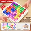 Plastics Blocks Sudoku Board Game Colorful Puzzle Intelligence Toys  Children Girls Boys