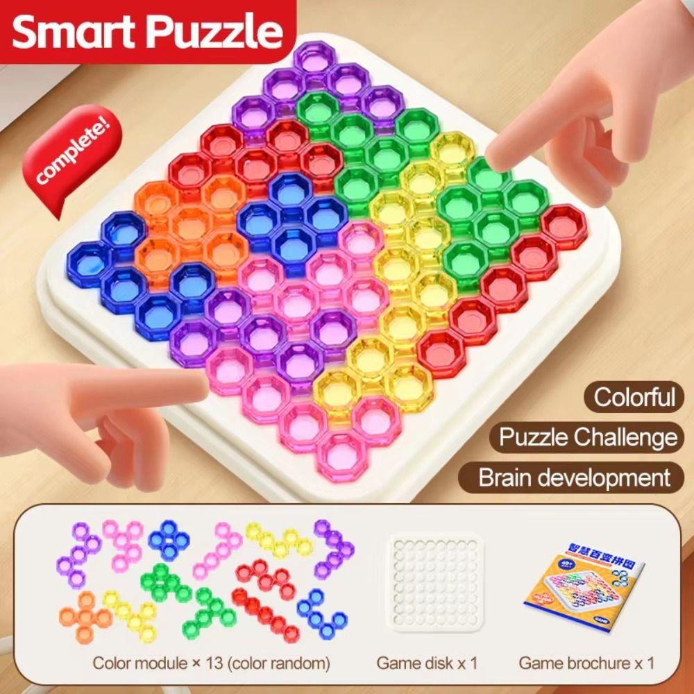 Plastics Blocks Sudoku Board Game Colorful Puzzle Intelligence Toys  Children's Day Gift