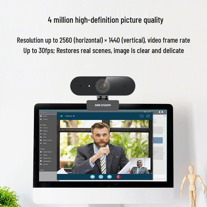 HIKVISION E14a 2K HD Webcam with Mic