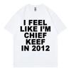 Rapper Chief Keef Merch T ShirtUnisex Clothing Fashion Hip Hop Short Sleeve T-shirts Summer Casual Loose 100%cotton T-shirt