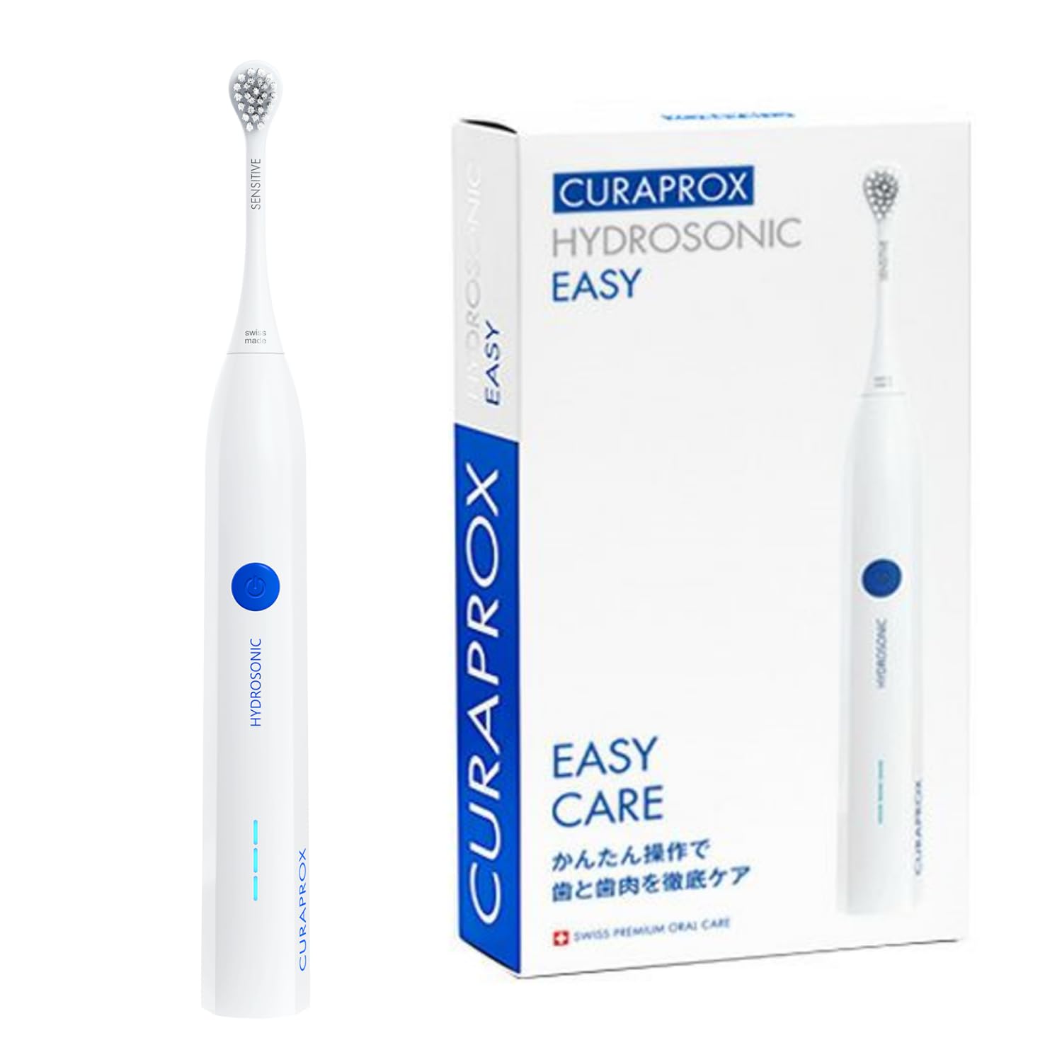 

Электрическая зубная щетка CURAPROX Sonic Hydrosonic Easy (1 единица) белый