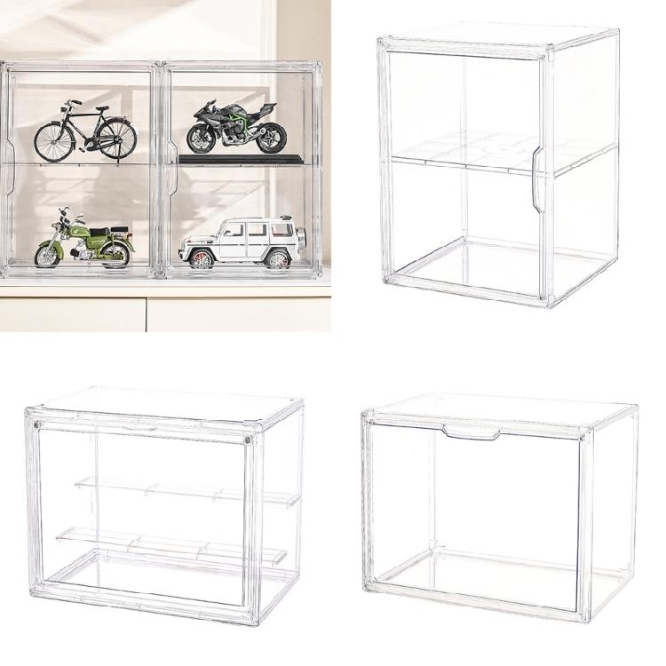 Clear Organizers Case for Toy Displays Dustproof Protective Cover Decorative Storage Box Ideal for Home Office Use