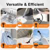 Steam cleaner 1500W, 9 Accessories, Steam 140°C, Tank 500 Ml, Handmade, Carpet, Kitchen, Bathroom, House