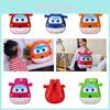 Cute Cartoon Animal Children's Backpack For Boys And Girls With Pvc Material And Reduced Load Functionality