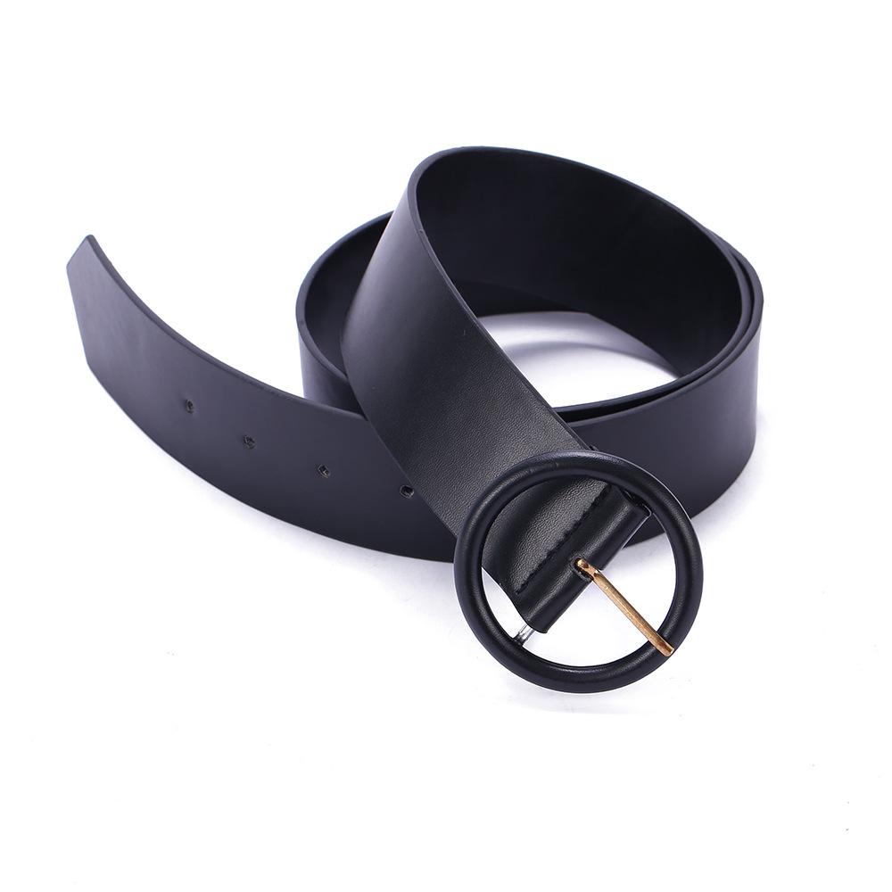 Casual Metal Buckle Student Trousers Belt Women's Belt E-commerce Simple Ins Style Automatic Buckle Belt