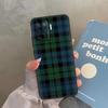 Scottish Plaid Warm Plaid Case For Oppo A80 A40 A60 A98 A78 A18 A38 A58 A16 A76 A96 A17 A77 A74 A94 A54 A57S A15 Cover