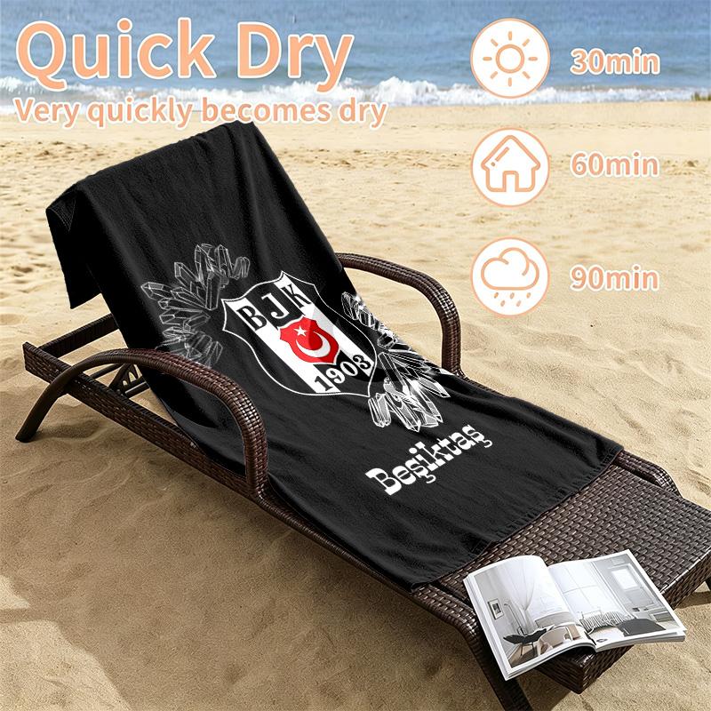 Besiktas JK Beach towels also serve as bath towels summer essential a musthave for the outdoors the beach and the pool