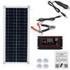 Kit de painel solar portátil de 300 W, 12 V, carregamento USB, controlador de placa de célula solar, células solares à prova d'água para telefone, RV, carro, MP3 PAD