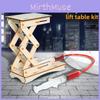 Childrens Wooden Hydraulic Lift Science Diy Kit With Educational Physics Toy For Kids