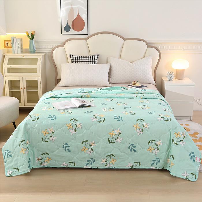 Ultrasonic Embossed Diamond Velvet Summer Quilt – Lightweight and Cool Gift Quilt