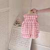 Summer Thin Baby Girl Princess Vest And Shorts Set Toddler Fashionable Cool Two Piece Outfit For Infants