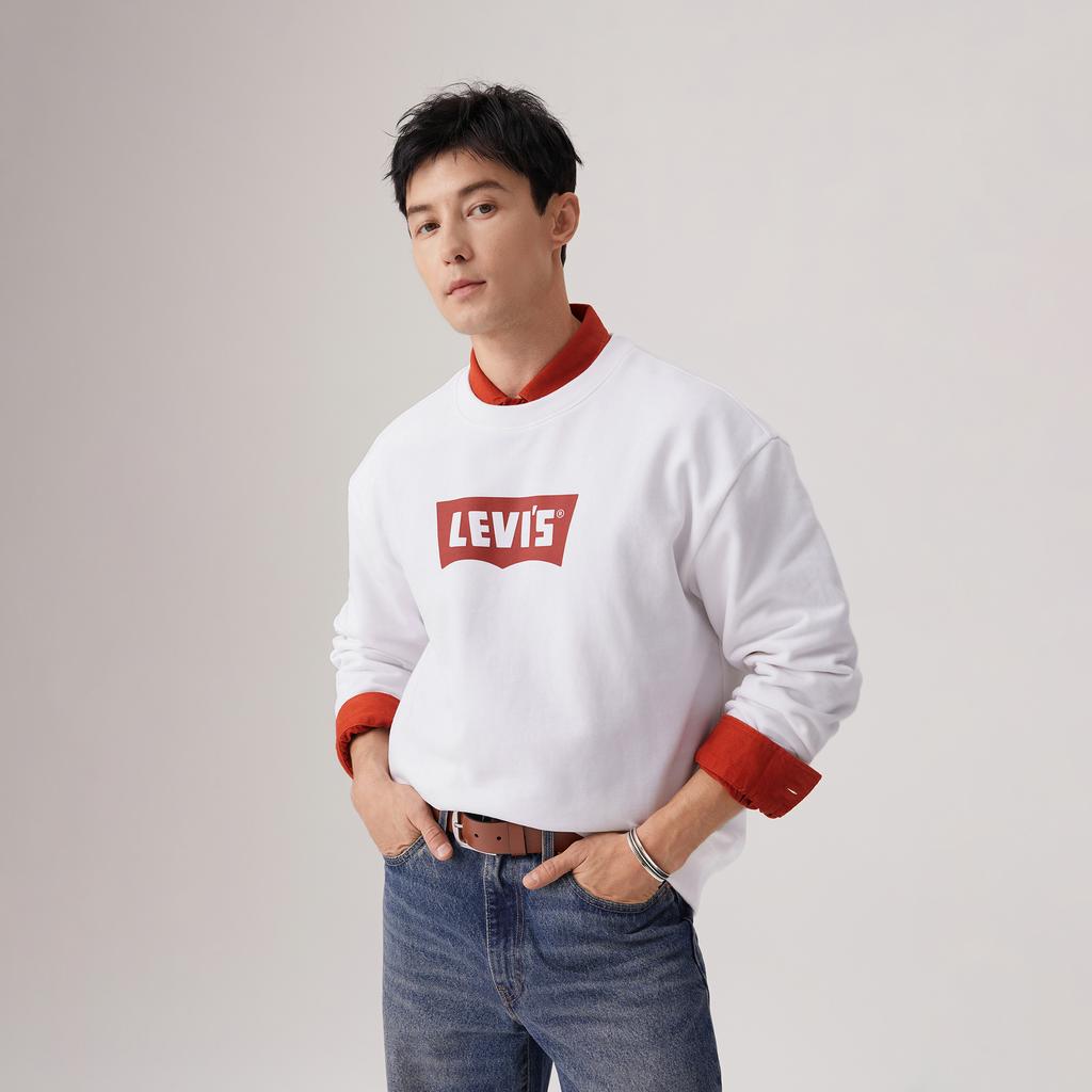 Levi's Denim Ronin Collection Sweatshirt Men's White 0018N-0000