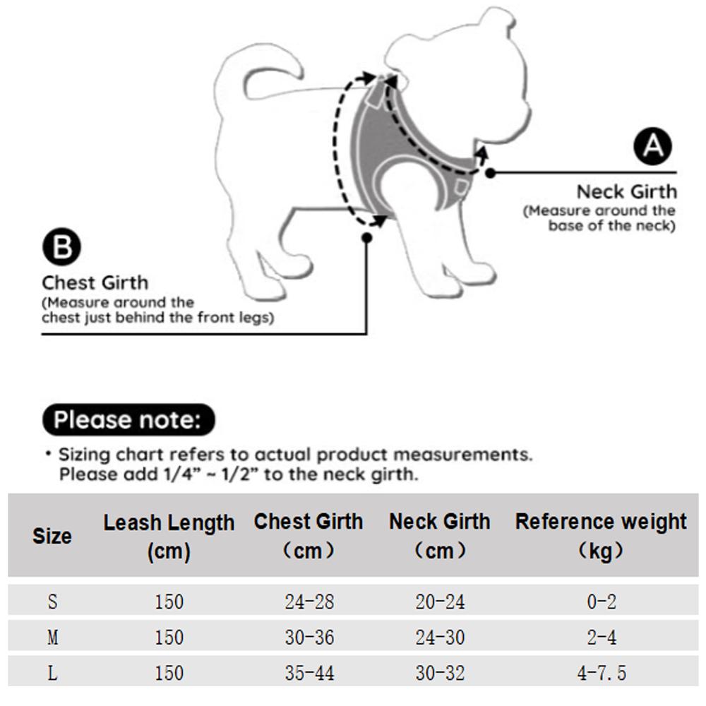 Conjunto de Arnês Refletivo Estilo Colete para Animais de Estimação de Tamanho Pequeno para Gatos à Noite, com Arnês Ajustável e Conjunto de Trela para Animais de Estimação