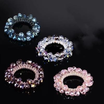 1pc Rhinestone Beaded Hair Tie Women's Hair Accessories
