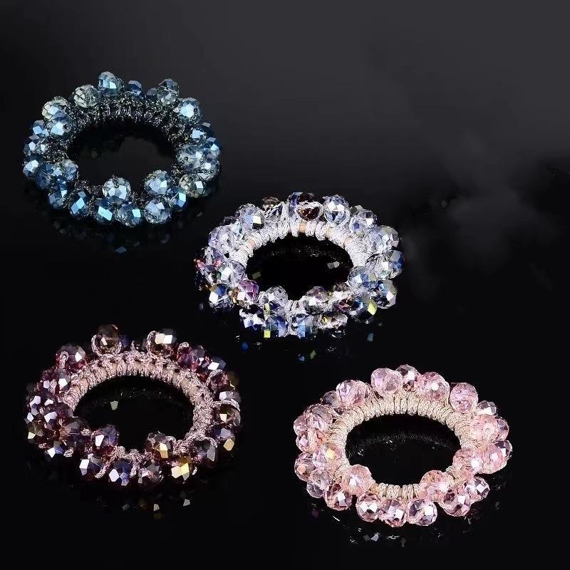 

1pc rhinestone beaded hair tie women s hair accessories