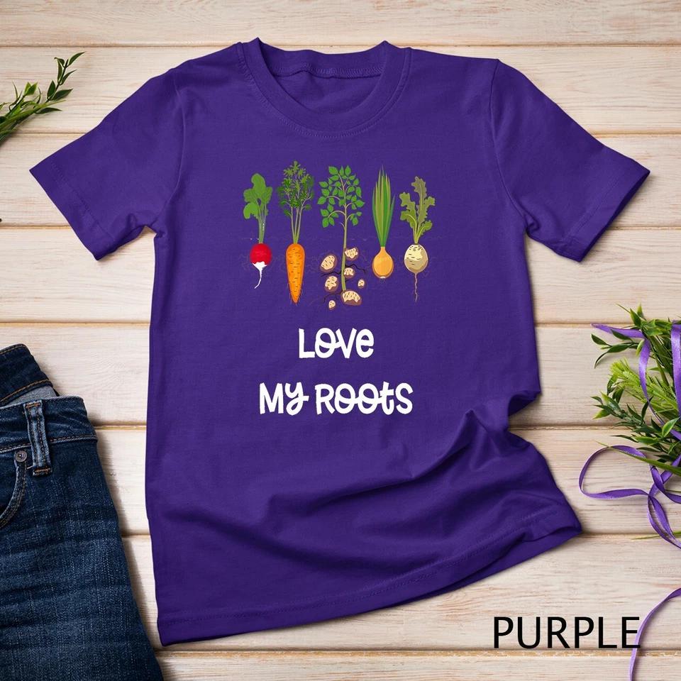 Root Vegetables Gardening, Cute Garden Tee Shirt Gift, 3Dk Unisex T-shirt 9 S