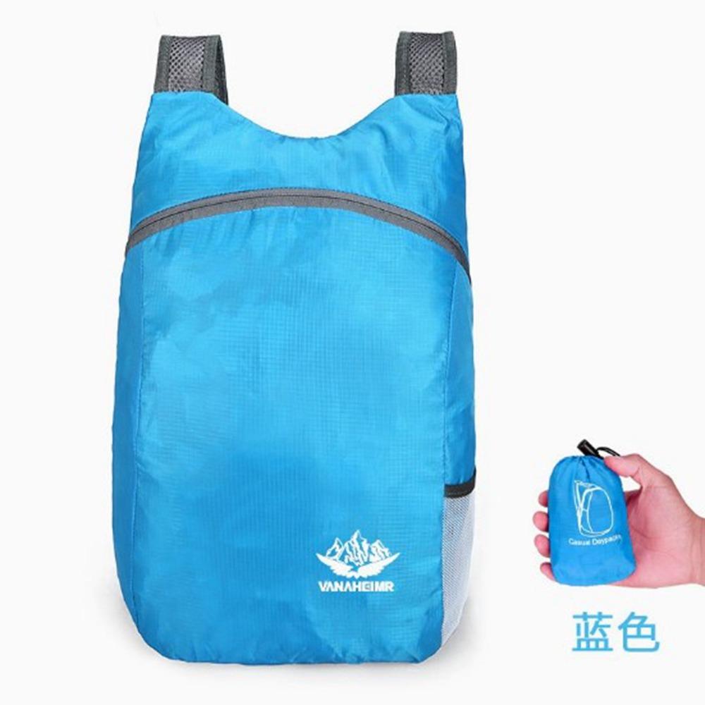 Zaino Ultraleggero 20L Nano Impermeabile Uomo Donna Pieghevole Borsa Pratica Zaino Leggero Pieghevole Zaino da Giorno per Viaggio