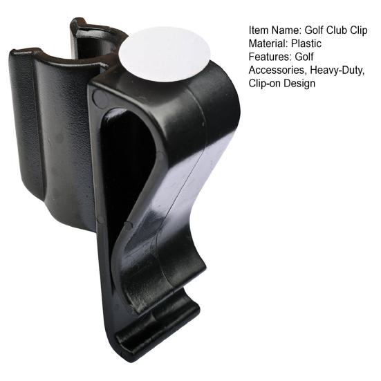 Golf Club Holder Bag Clip, Irons Woods Drivers Clip-on Holder, Heavy-Duty Plastic Putter Organizer Clamp, Golf Accessories for Men Women Golfer