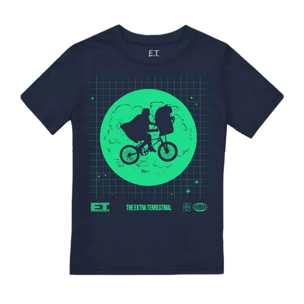 E.T Boys Grid T-Shirt