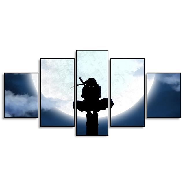 5 poze Poster Sasuke Ltachi Personaj Pictură decorativă Cameră pentru copii Imprimări artistice Modern Home Decor Pânză Pictură fără cadru