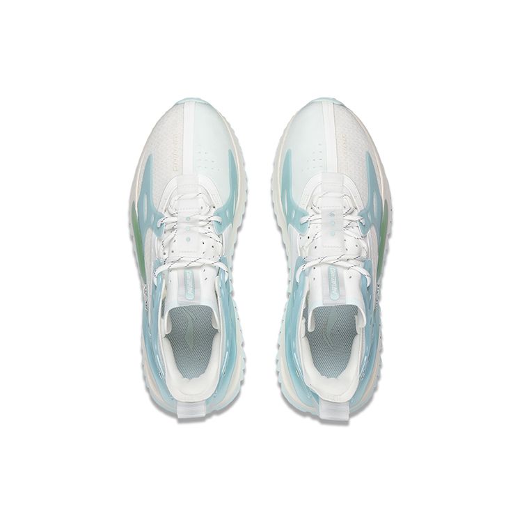 Li Ning CF Suo Sky Trend Sports Casual Shoes Men Sneakers White Blue AGLS033-1