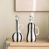 Hand-drawn Stripes Soy Sauce and Vinegar Bottle Nordic Style Olive Oil Jug Cooking Equipment