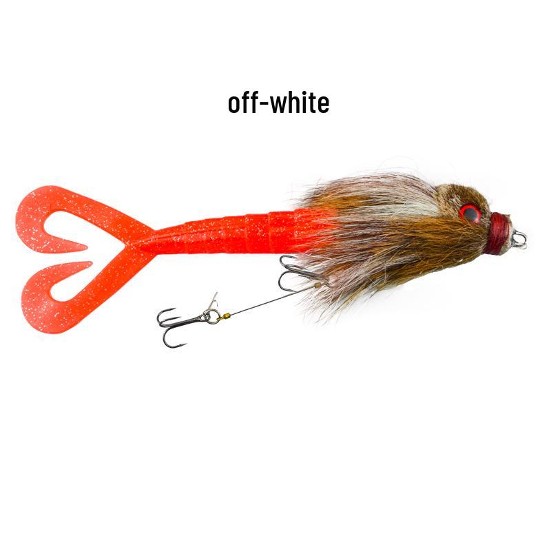 Bionic Soft Bait Water Mouse Deer Hair Lure for Deep Sea Fishing