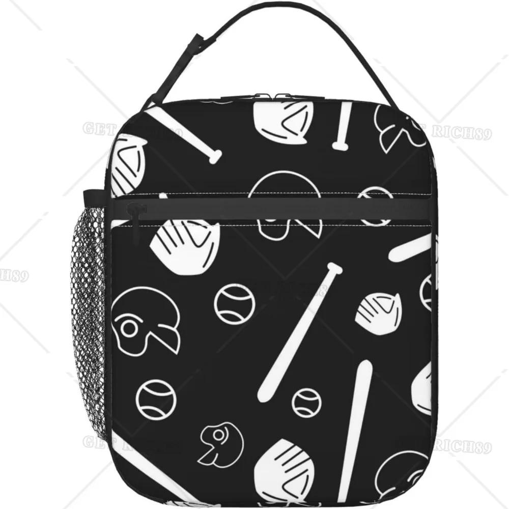 Hut Baseball Fahrrad Lunchtasche Box Sport Kühltasche Tragbare Handtasche für Männer Frauen Wiederverwendbare Thermotasche für Büroarbeit Picknick