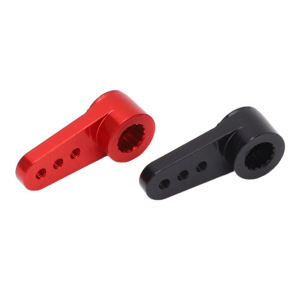 Metalowy ramię serwo 15T RC Ramię sterujące RC do samochodu RC AXIAL SCX24 124 Zestaw Czerwony Czarny