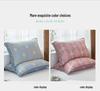 Pure Cotton Gauze Pillowcase with Snap Buttons, Summer Full Wrap, 40x60cm Latex or 48x74 Pillow Size. Single Pack.
