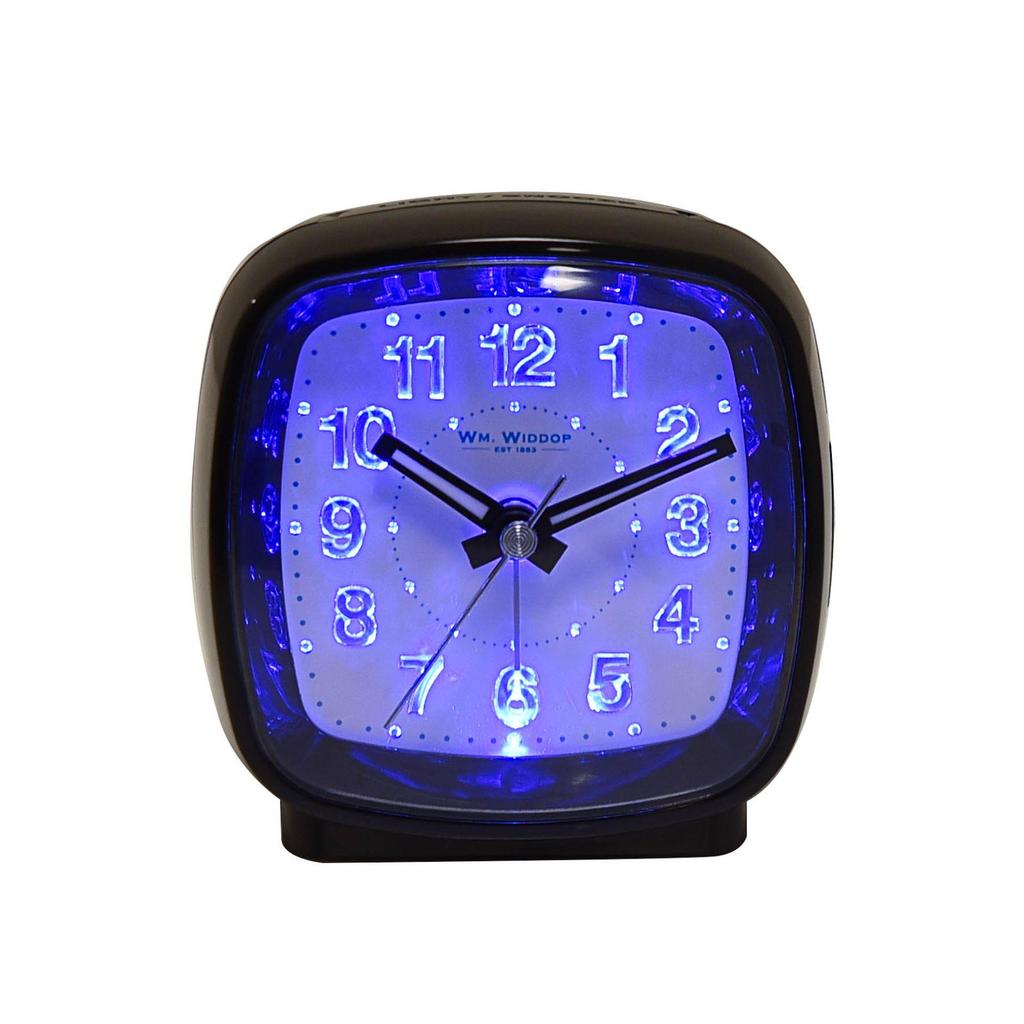 Hometime Cushion Shape Alarm Clock Sweep/Cres Black