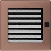 Vent Cover 17x17 Galvanic Copper with Blinds