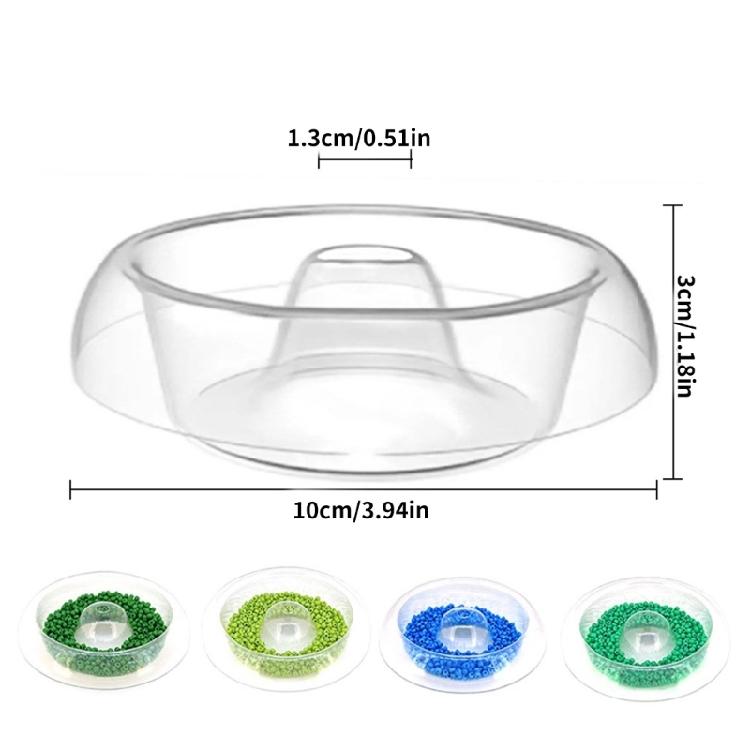 Klare Aufbewahrungsschalen für Perlen Quick Trays Spin Perlenzubehör Schnellwechsel-Perlenschalen Schnellwechsel-Schale zum Basteln
