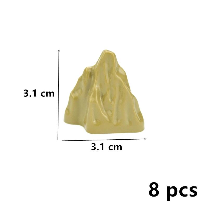 MOC Roccia Pannello Roccioso Montagna Fai da Te Serie Città Vista Strada Giocattolo Mattoncini Si Adatta Per 23996 Assembla Particelle Giocattoli Giocattoli