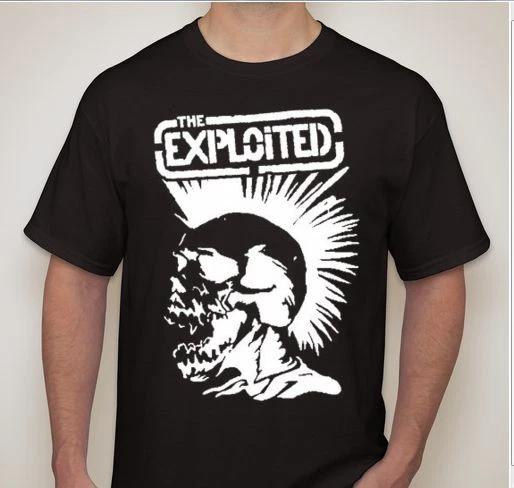THE EXPLOITED Mohawk skull Punk rock hardcore thrash band T shirt XXL