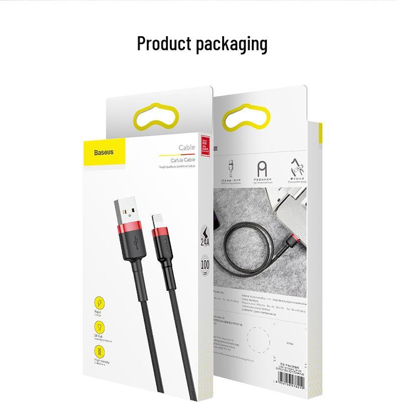 Cablu de Încărcare Rapidă Baseus pentru Apple iPhone 16 Pro, 14, 11, 7P - Încărcător Compatibil 30W