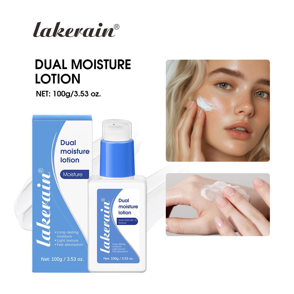 

Солнцезащитный лосьон двойного увлажнения SPF10 Длительное увлажнение Уменьшение пигментных пятен Свежий и нежирный Уходовые средства для кожи