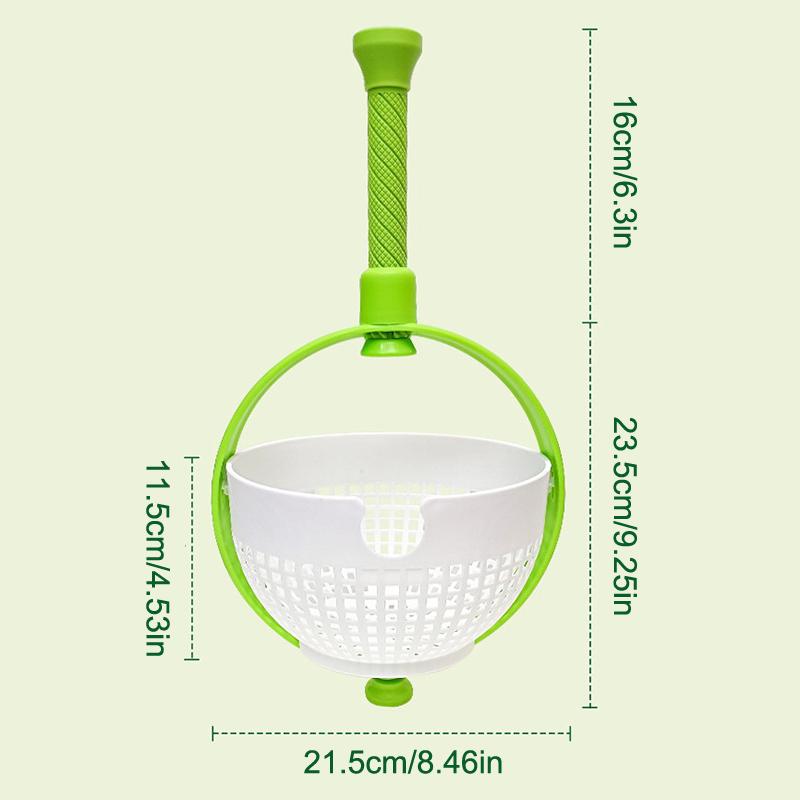 Rotační odkapávací koš na zeleninu a ovoce, salátový odkapávací koš, rotační koš na dehydrataci a skladování vody, rotační odkapávací koš