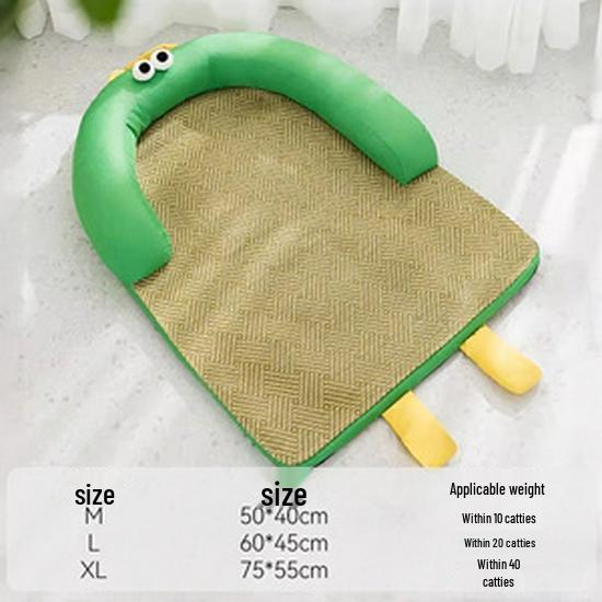 Breathable Removable Dog & Cat Nest: Latex Cushion Sofa Bed, Small Pet Sleeping Pad, Spring/Summer-Ready.