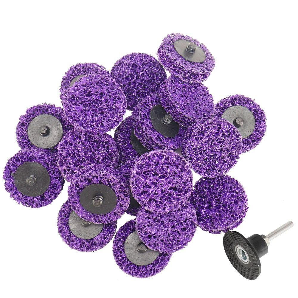 1/4 Inch Holder Rust Remover Wheel Quick Change Abrasive Wheels Polishing Strip Disc Surface Prep