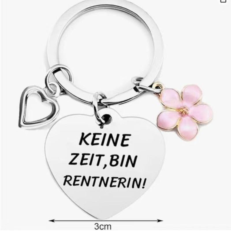 Mothers Day Gift Stainless Steel Keychain Birthday Gift for Mom Christmas Thank You Gift Stainless Steel Keychain for Backpack Bag Pendant