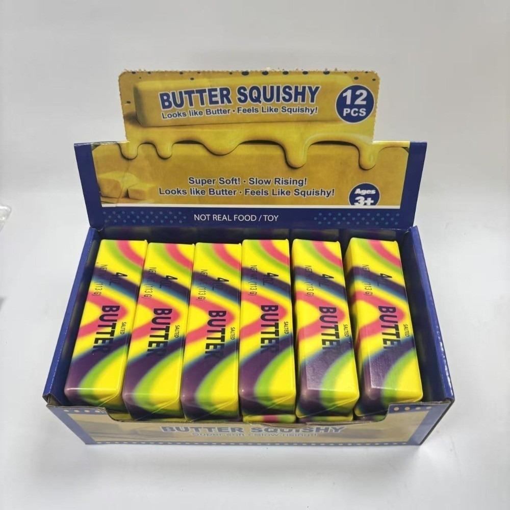 Soft Butter Stick Fidget Toy Slow Rebound Cheese Stick Squishy Toy Butter Stick Squishy Toy Adult