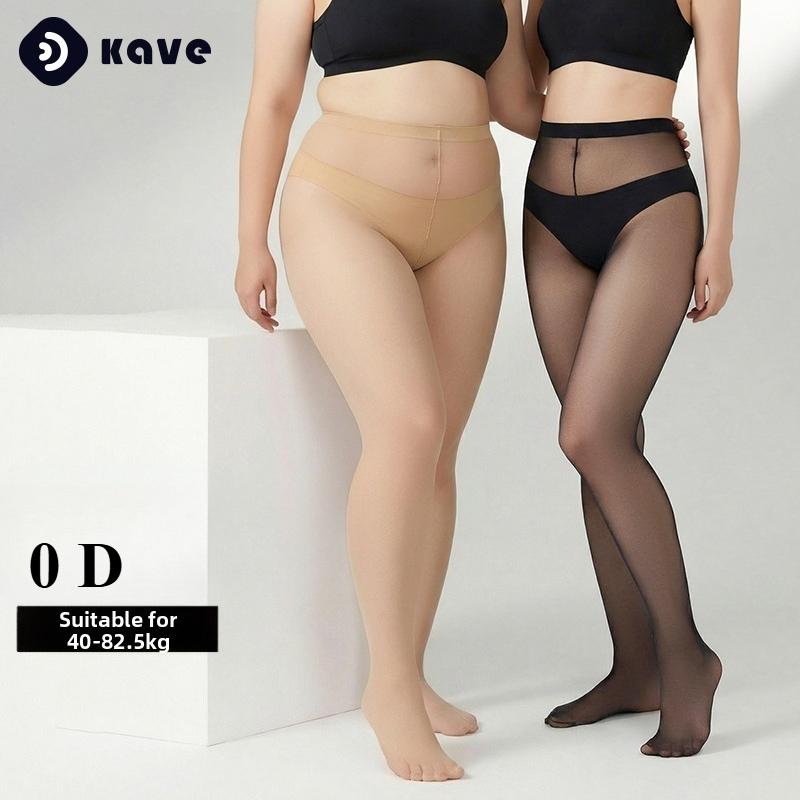 Plus Size 0D Black Sheer Pantyhose Women Tear-Resistant Ultra Thin Summer Tights Seamless High Elastic T Crotch Sexy Stockings