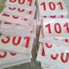 Athlete Race Bibs (001-100) with Pins